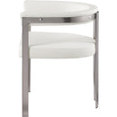 Meridian Marcello Cream Vegan Leather Dining Chair IMAGE 5