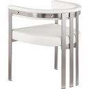 Meridian Marcello Cream Vegan Leather Dining Chair IMAGE 6