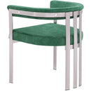 Meridian Marcello Green Velvet Dining Chair IMAGE 6