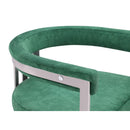 Meridian Marcello Green Velvet Dining Chair IMAGE 7