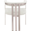 Meridian Marcello Stone Velvet Dining Chair IMAGE 3