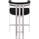 Meridian Marcello Black Velvet Counter Stool IMAGE 5