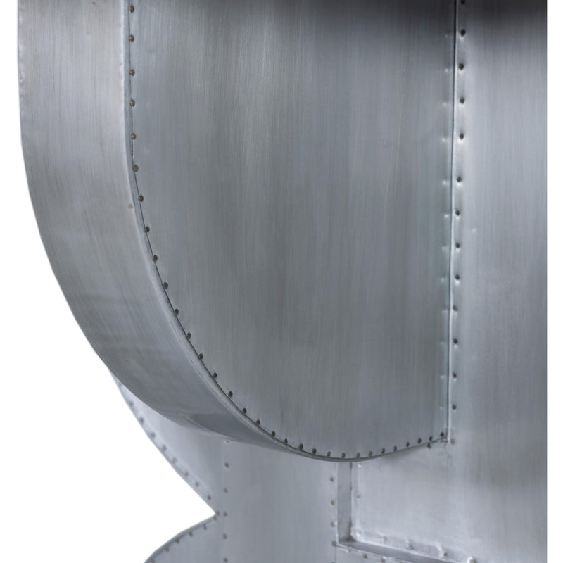 Meridian Alden White Dining Table IMAGE 8