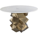 Meridian Walker White Dining Table IMAGE 3