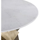 Meridian Walker White Dining Table IMAGE 4