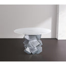 Meridian Walker White Dining Table IMAGE 2