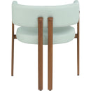 Meridian Gideon Mint Green Vegan Leather Dining Chair IMAGE 2