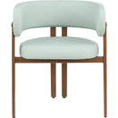 Meridian Gideon Mint Green Vegan Leather Dining Chair IMAGE 4