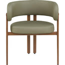 Meridian Gideon Olive Green Vegan Leather Dining Chair IMAGE 4