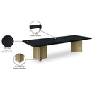 Meridian Immerse Black Dining Table (3 Boxes) IMAGE 14