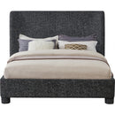Meridian Penny Black Polyester Fabric King Bed IMAGE 3