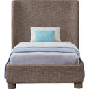 Meridian Penny Brown Polyester Fabric Twin Bed IMAGE 3