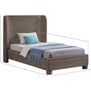 Meridian Penny Brown Polyester Fabric Twin Bed IMAGE 7
