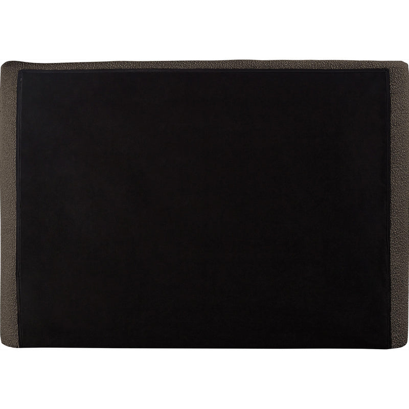 Meridian Penny Brown Boucle Fabric Full Bed IMAGE 5