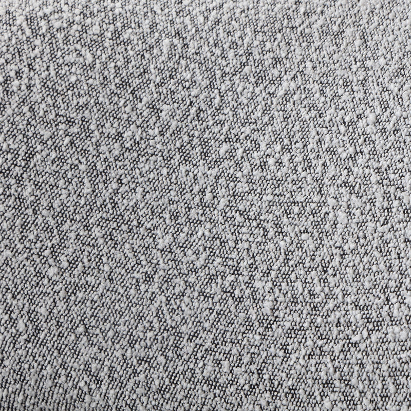Meridian Penny Grey Boucle Fabric Full Bed IMAGE 6