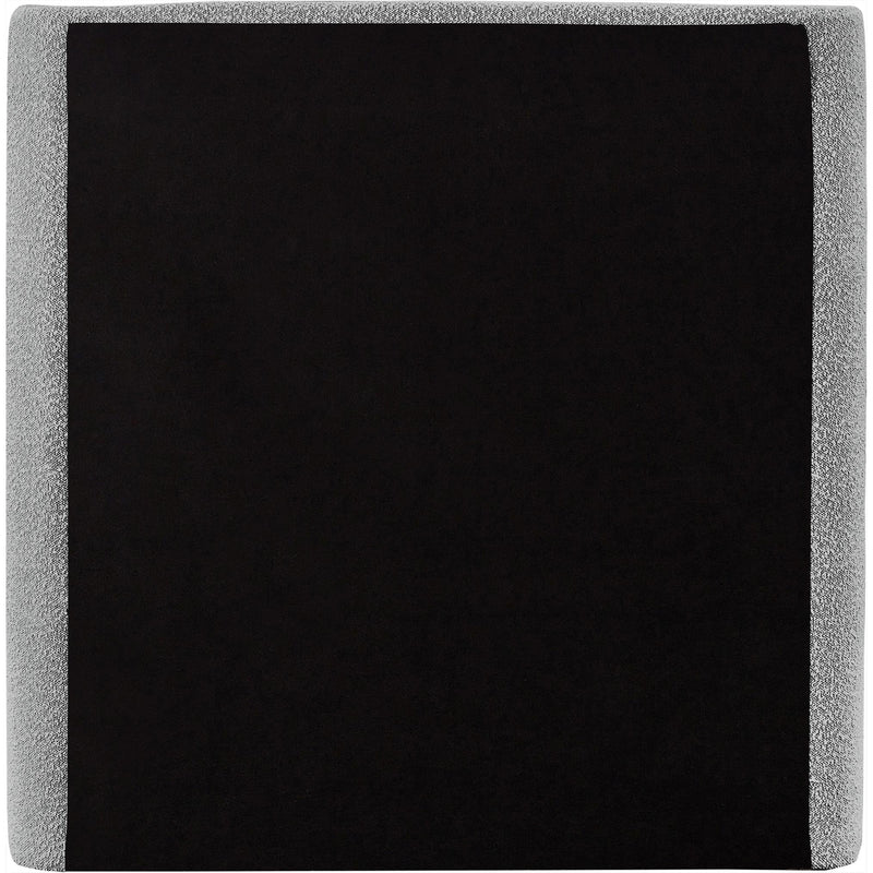 Meridian Penny Grey Boucle Fabric Twin Bed IMAGE 5