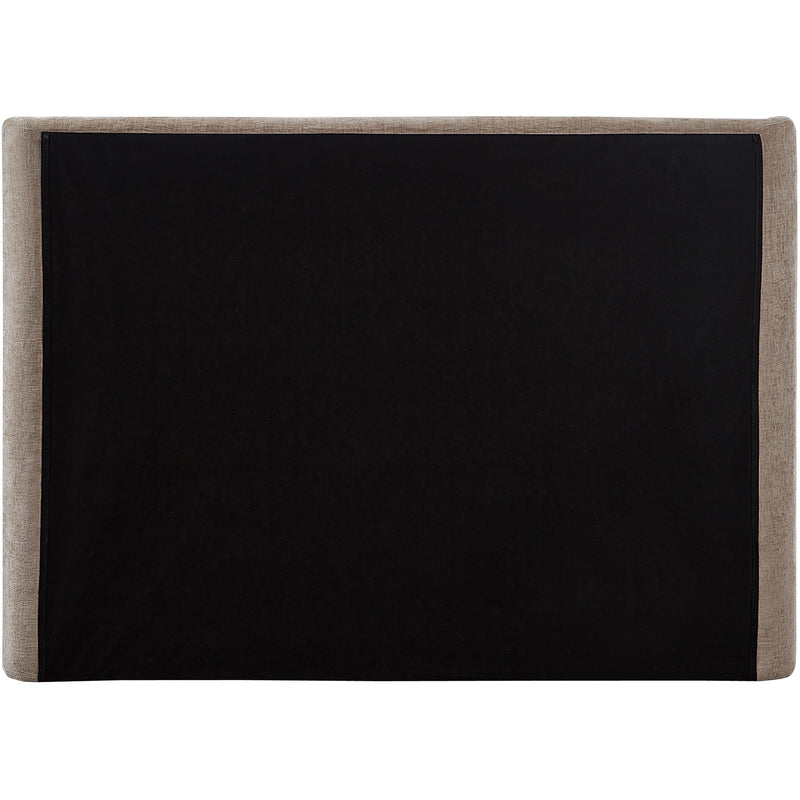 Meridian Penny Beige Chenille Fabric King Bed IMAGE 7