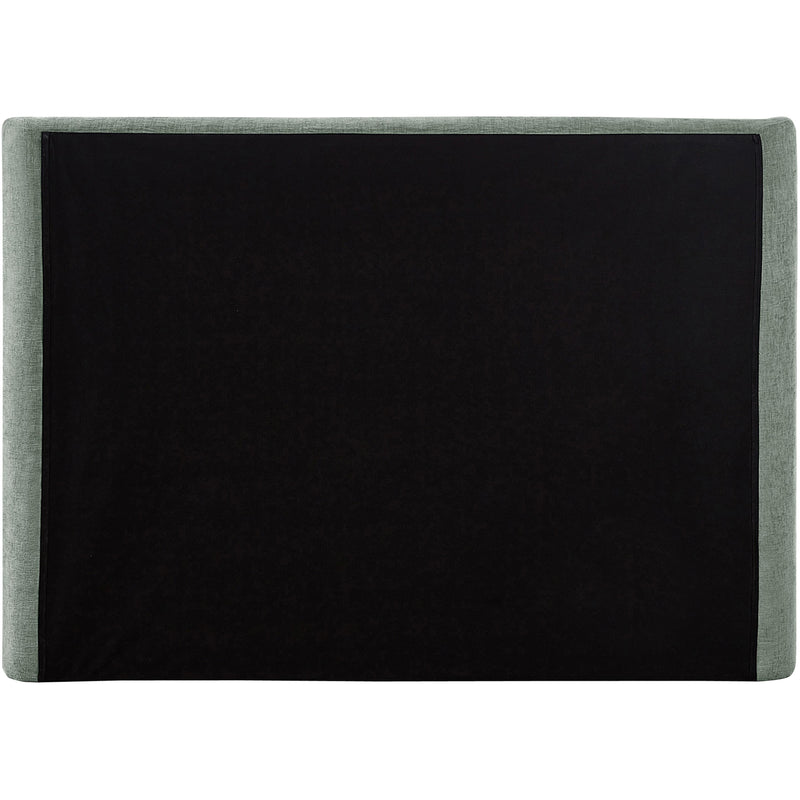 Meridian Penny Mint Green Chenille Fabric King Bed IMAGE 7