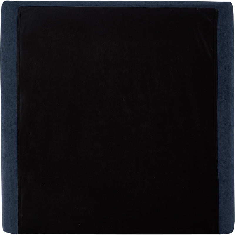 Meridian Penny Navy Chenille Fabric Twin Bed IMAGE 7