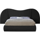 Meridian Everest Black Boucle Fabric King Bed (3 Boxes) IMAGE 3