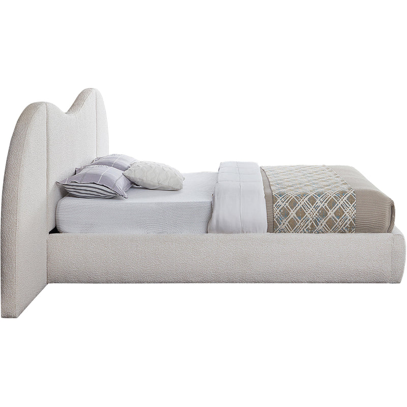 Meridian Everest Cream Boucle Fabric King Bed (3 Boxes) IMAGE 5