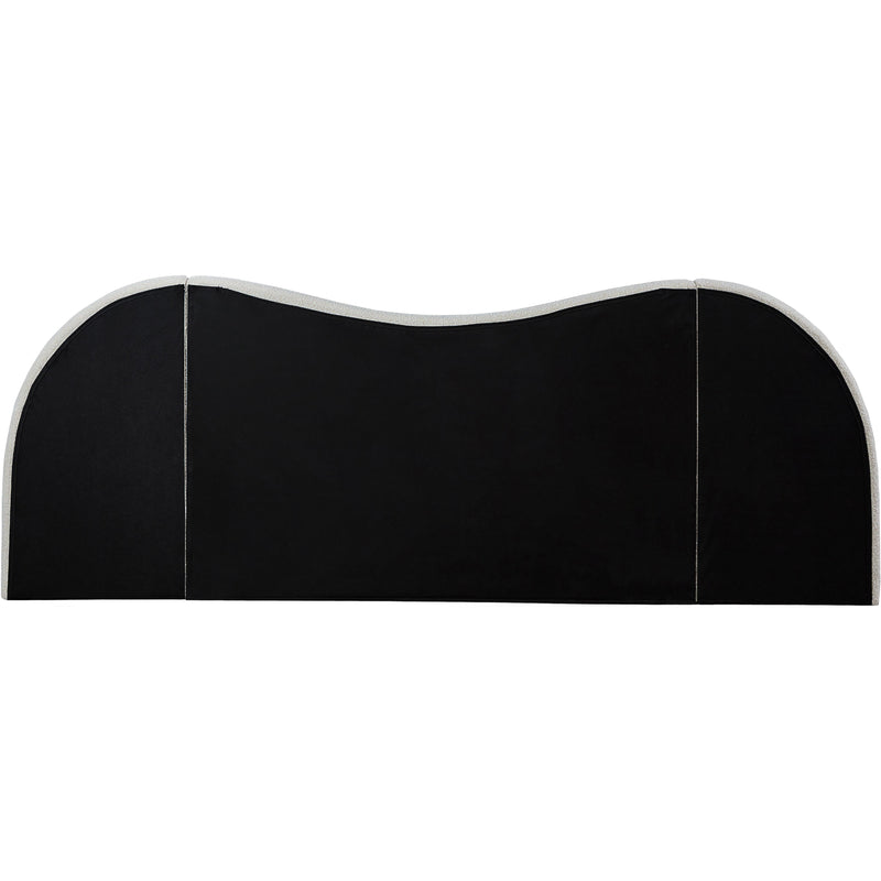 Meridian Everest Cream Boucle Fabric Queen Bed (3 Boxes) IMAGE 6