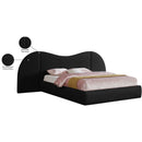 Meridian Everest Black Linen Textured Fabric King Bed (3 Boxes) IMAGE 8