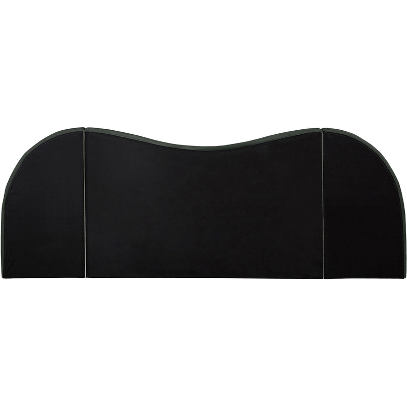 Meridian Everest Olive Green Linen Textured Fabric King Bed (3 Boxes) IMAGE 6