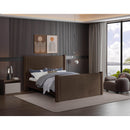 Meridian Elias Brown Velvet Full Bed IMAGE 2