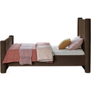 Meridian Elias Brown Velvet Twin Bed IMAGE 5