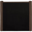 Meridian Elias Brown Velvet Twin Bed IMAGE 6