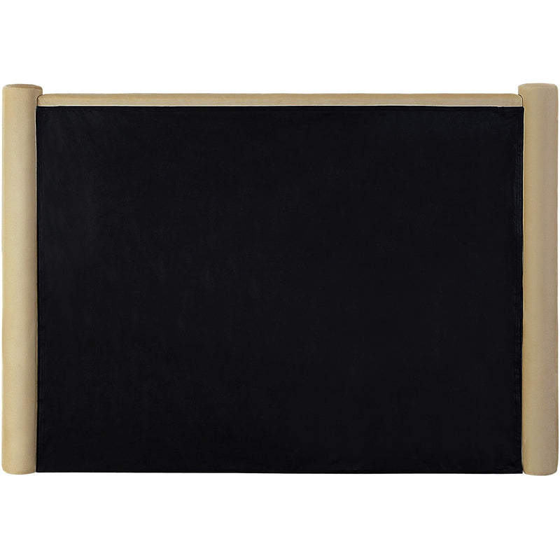 Meridian Elias Camel Velvet Full Bed IMAGE 6