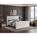 Meridian Elias Cream Velvet Full Bed IMAGE 2
