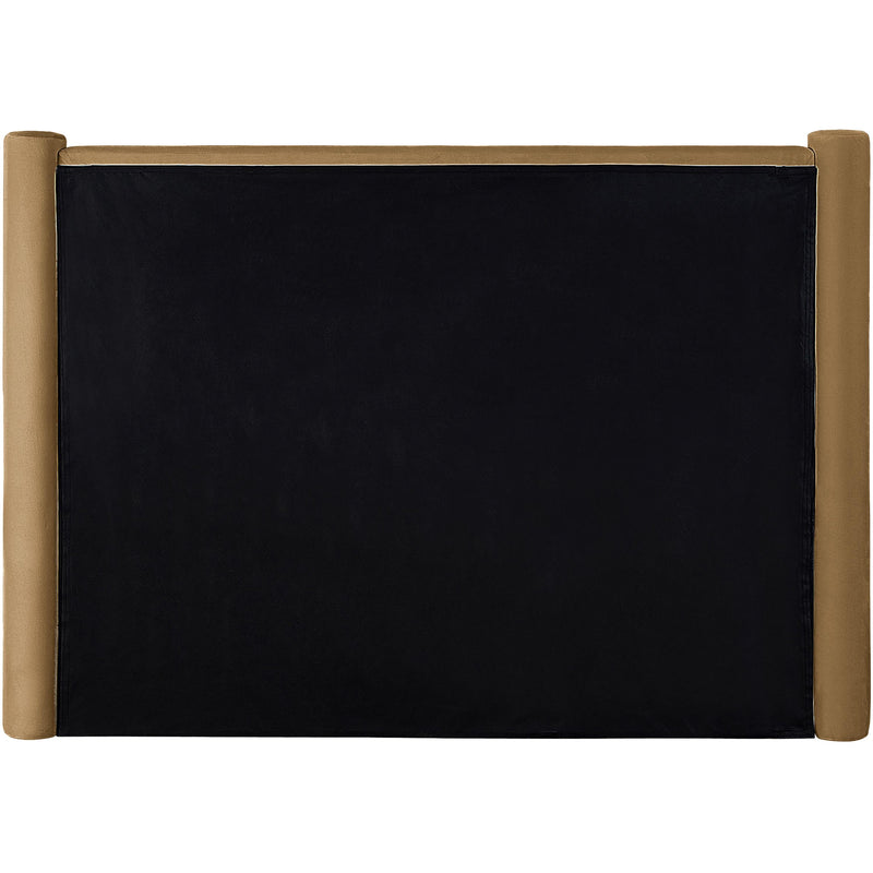 Meridian Elias Saddle Velvet King Bed IMAGE 6