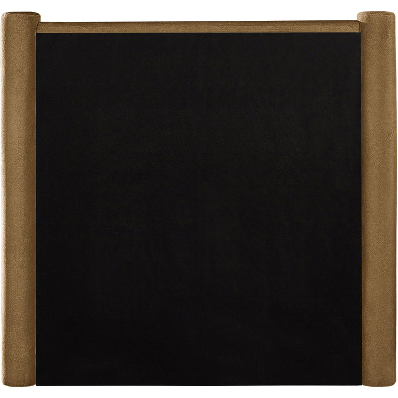 Meridian Elias Saddle Velvet Twin Bed IMAGE 6