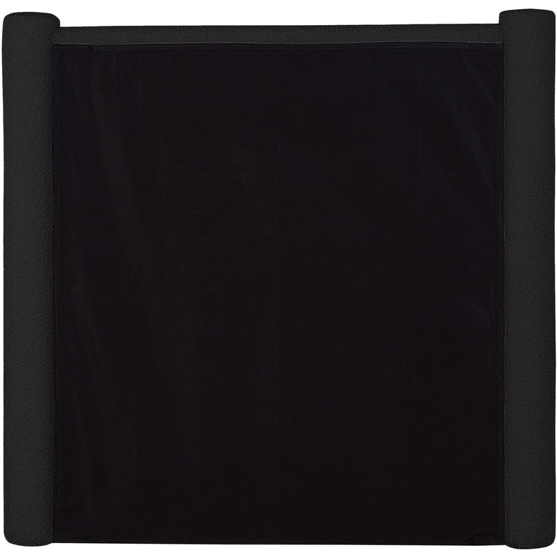 Meridian Elias Black Boucle Fabric Twin Bed IMAGE 6