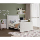 Meridian Elias Cream Boucle Fabric Twin Bed IMAGE 2