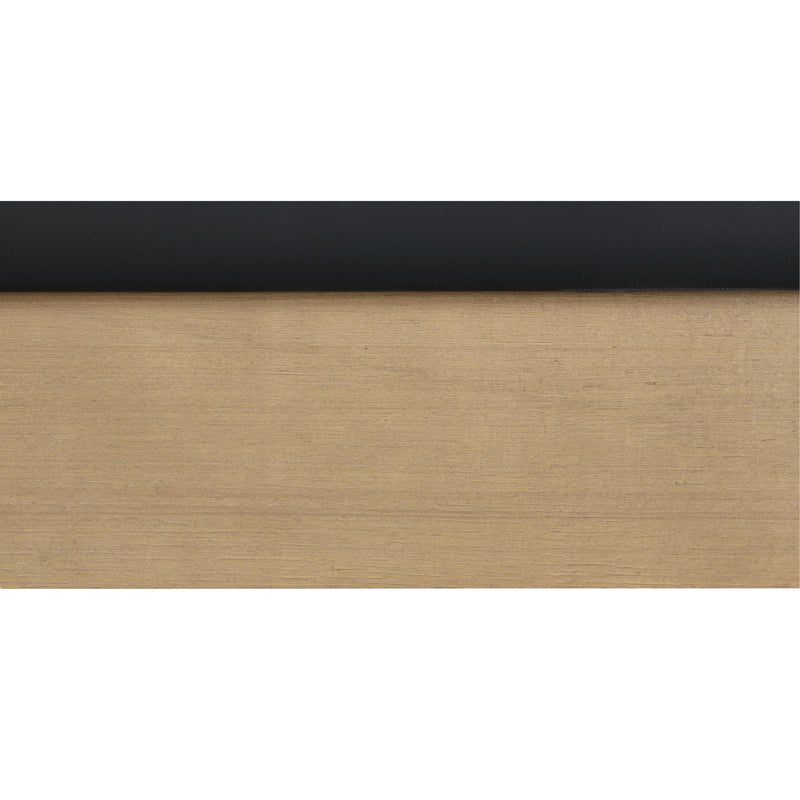 Meridian Casa Black Vegan Leather Queen Bed (3 Boxes) IMAGE 8