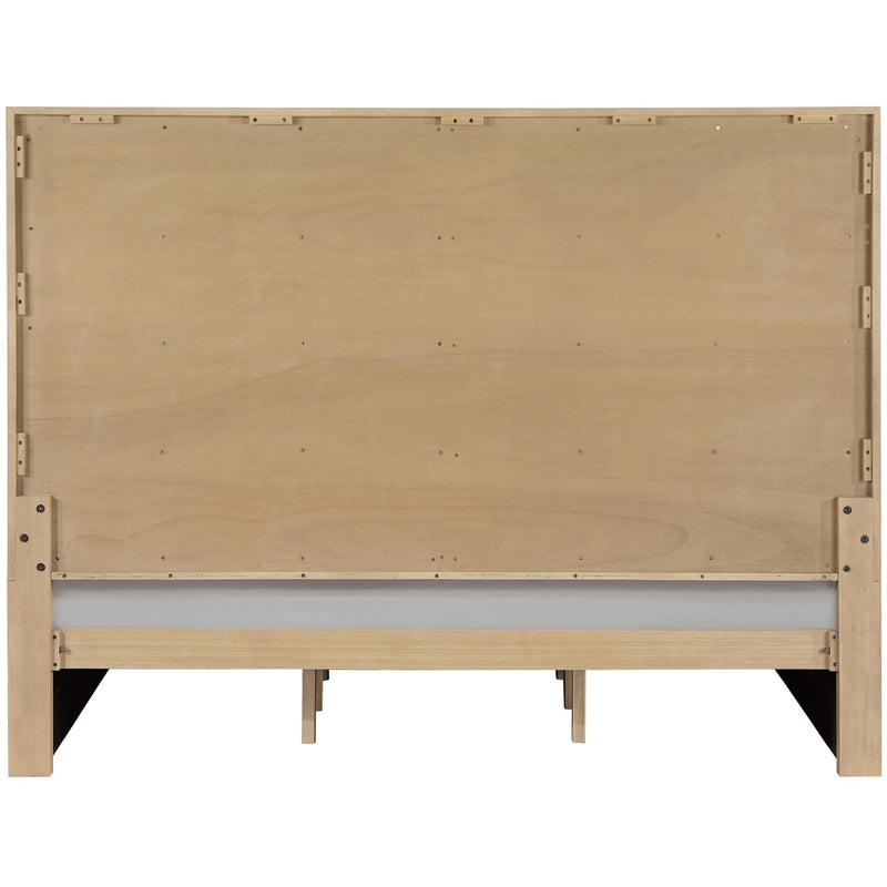 Meridian Casa Cream Vegan Leather Queen Bed (3 Boxes) IMAGE 6