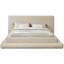 Meridian Dane Beige Teddy Fabric Full Bed (3 Boxes) IMAGE 3