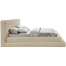 Meridian Dane Beige Teddy Fabric Full Bed (3 Boxes) IMAGE 5