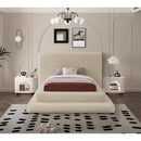Meridian Dane Beige Teddy Fabric Twin Bed (3 Boxes) IMAGE 4