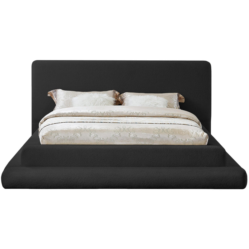 Meridian Dane Black Teddy Fabric Full Bed (3 Boxes) IMAGE 3