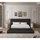 Meridian Dane Black Teddy Fabric Full Bed (3 Boxes) IMAGE 4
