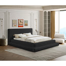 Meridian Dane Black Teddy Fabric King Bed (3 Boxes) IMAGE 2