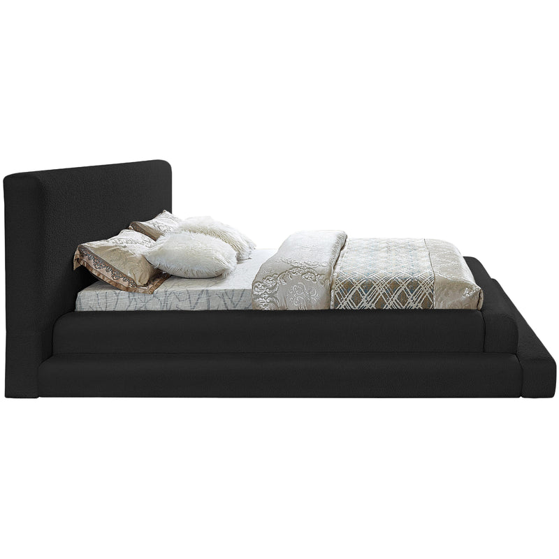 Meridian Dane Black Teddy Fabric King Bed (3 Boxes) IMAGE 5