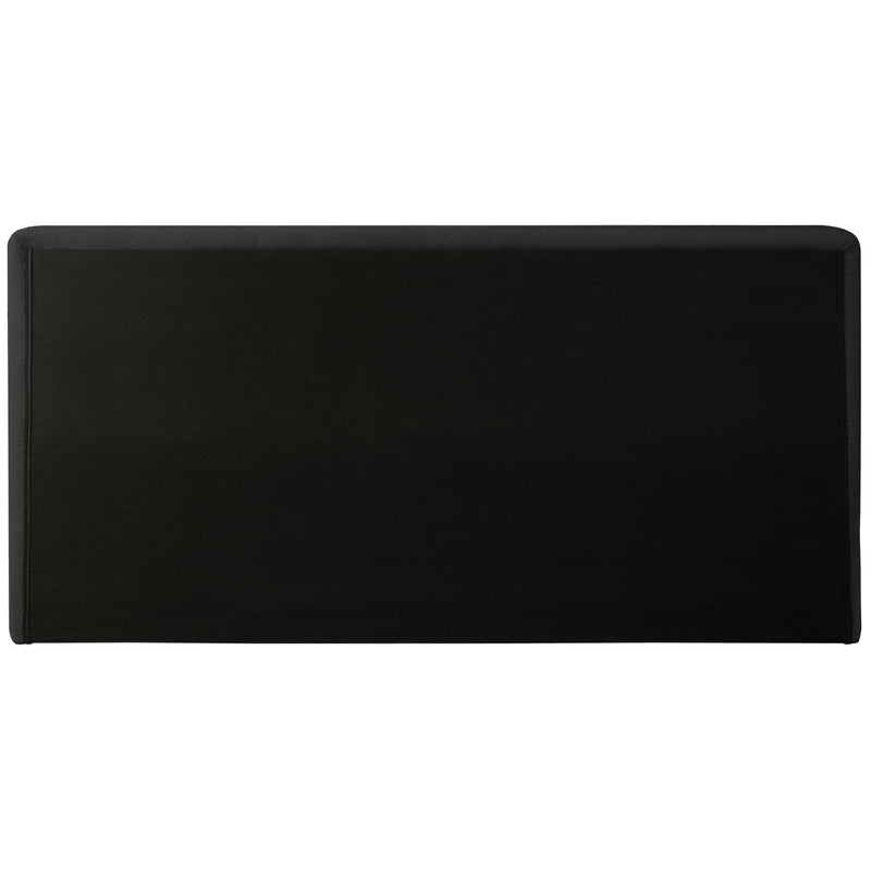 Meridian Dane Black Teddy Fabric Queen Bed (3 Boxes) IMAGE 6