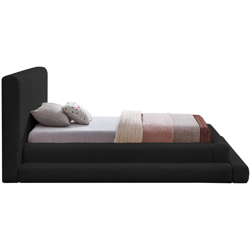 Meridian Dane Black Teddy Fabric Twin Bed (3 Boxes) IMAGE 5