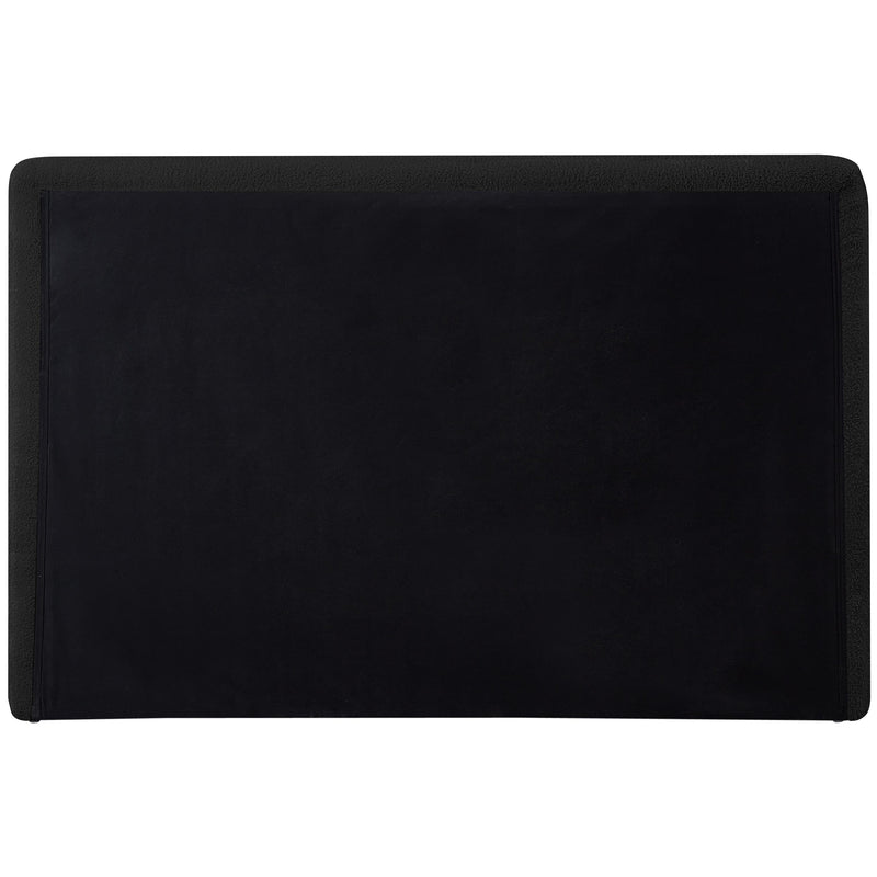 Meridian Dane Black Teddy Fabric Twin Bed (3 Boxes) IMAGE 6