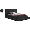 Meridian Dane Black Teddy Fabric Twin Bed (3 Boxes) IMAGE 9